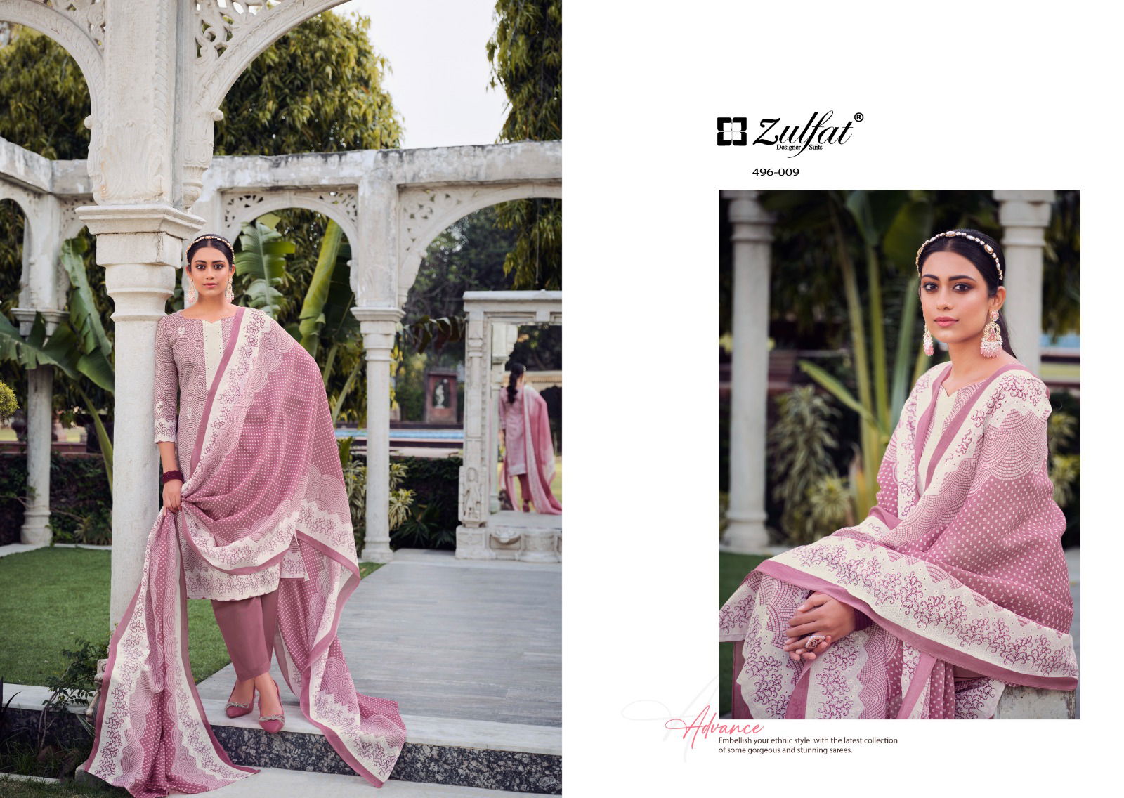 Malang By Zulfat 001-010 Cotton Dress Material Catalog